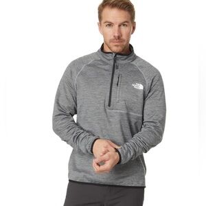 The North Face Canyonlands ½ Zip Charcoal Quarter-Zip Fleece Size M